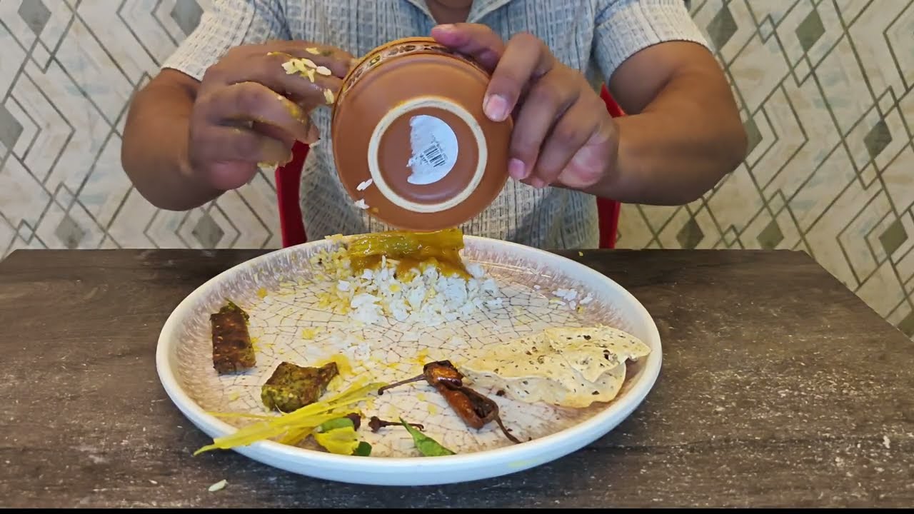 Spicy Dall Chawal eating challange 🍲🥗