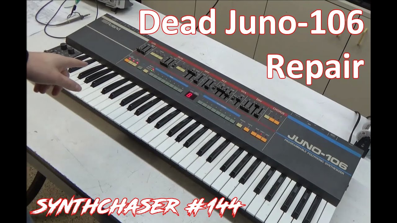 Dead Roland Juno 106 Repair - Synthchaser #144