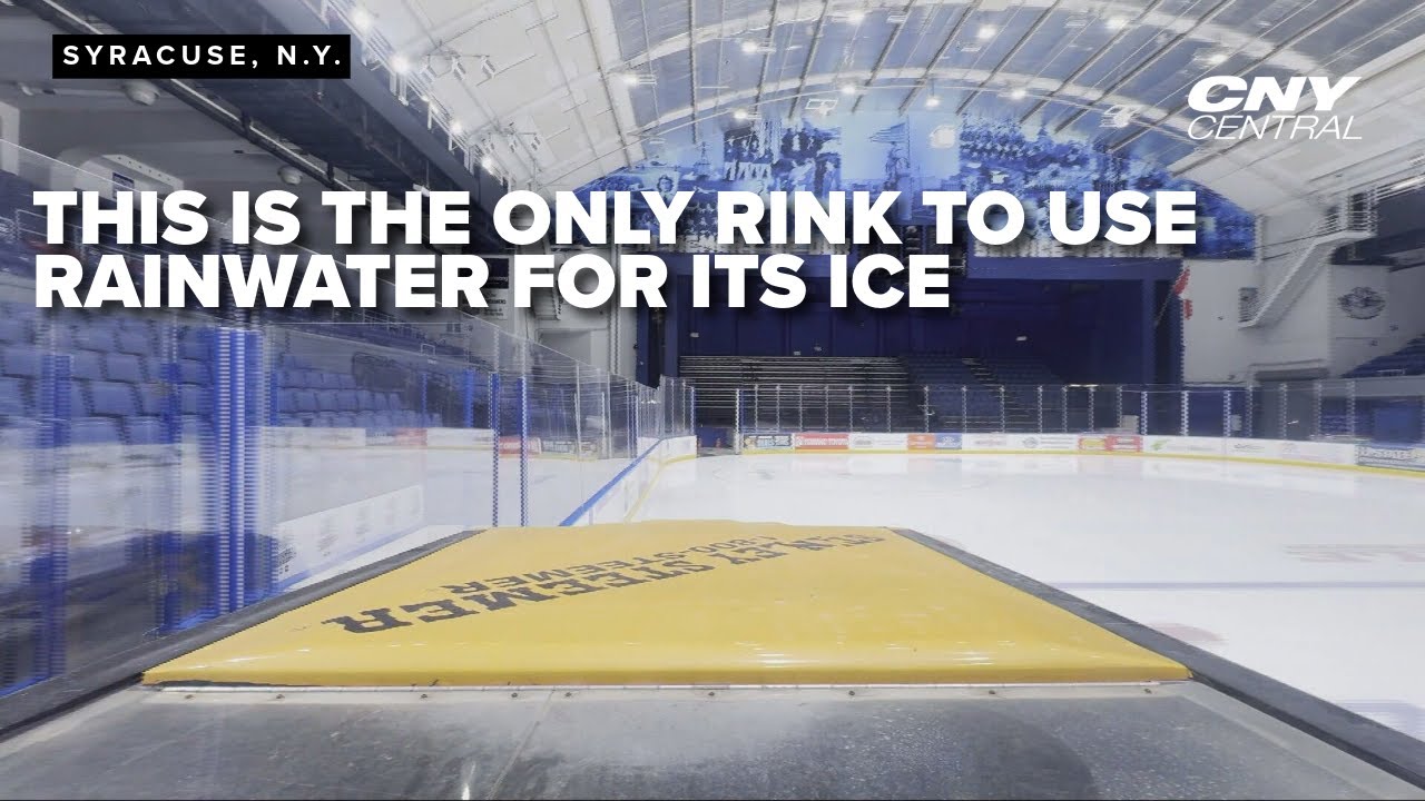 Syracuse Crunch's ice is uniquely made from rainwater, unlike any other arena