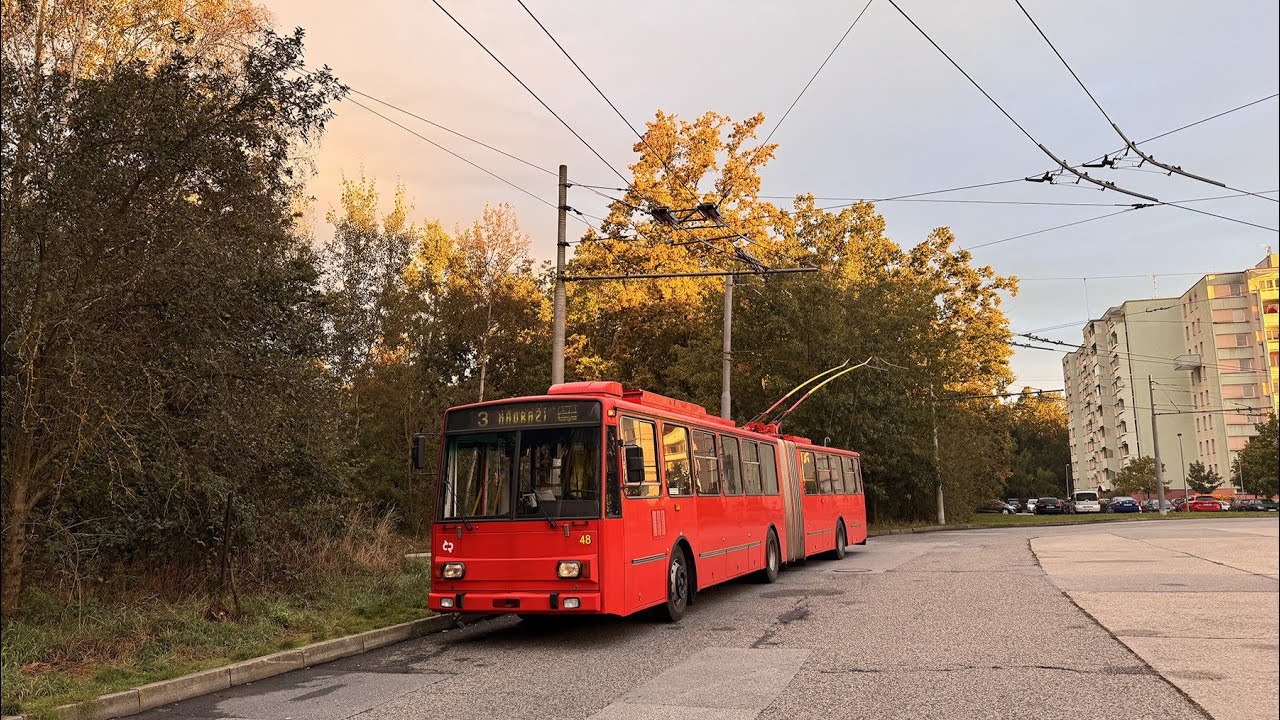 České Budějovice | linka č. 3 | víkendové ráno