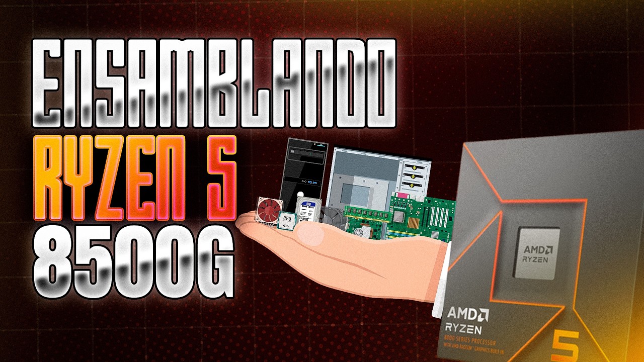 Así armé una PC con RYZEN 5 8500G desde CERO (FULL ENSAMBLE)