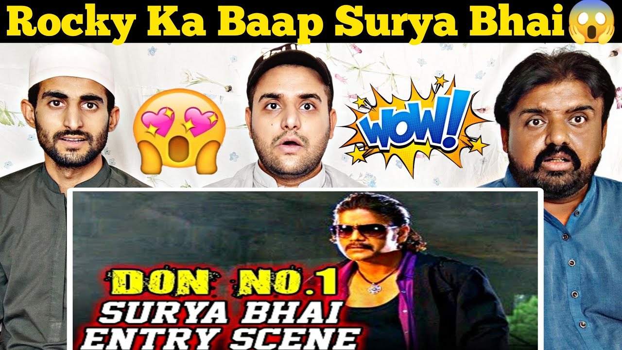 Don No.1 Surya Bhai Entry Scene ~ PAKISTANI REACTION