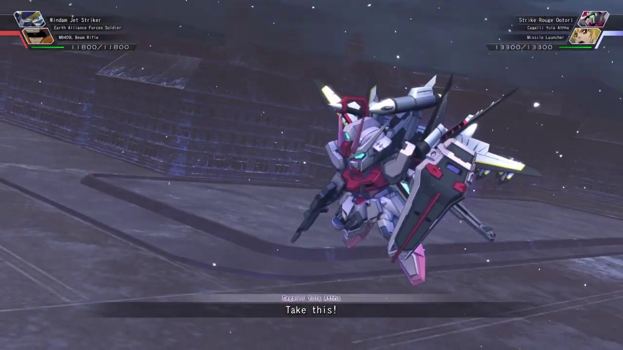 SD Gundam G-Generation Cross Rays - Strike Rouge Ootori All Animations