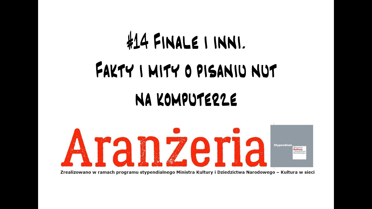 #14 Finale i inni. Fakty i mity na temat komputerowych programów do pisania nut