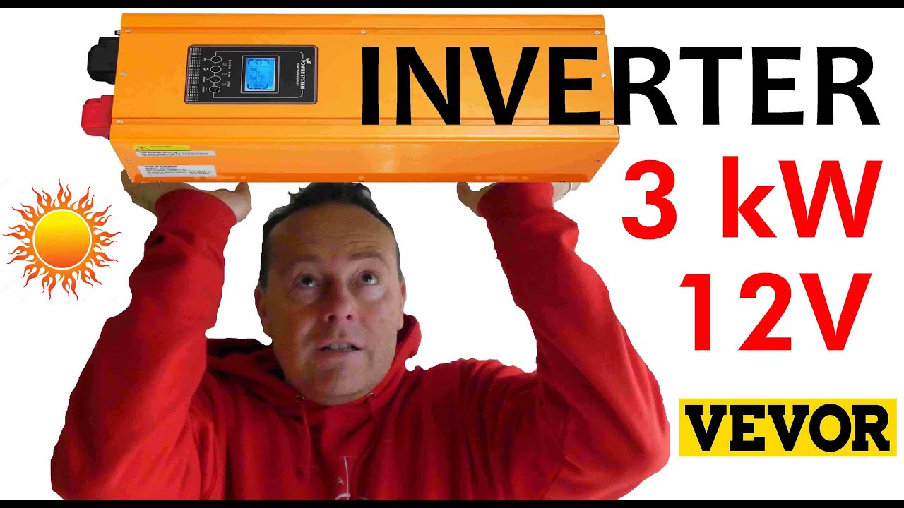 0891: SINUSOIDE PURA ? INVERTER SOLARE VEVOR 3KW TOROIDALE 12V @Ilnostroamicosole-Casa-offgrid
