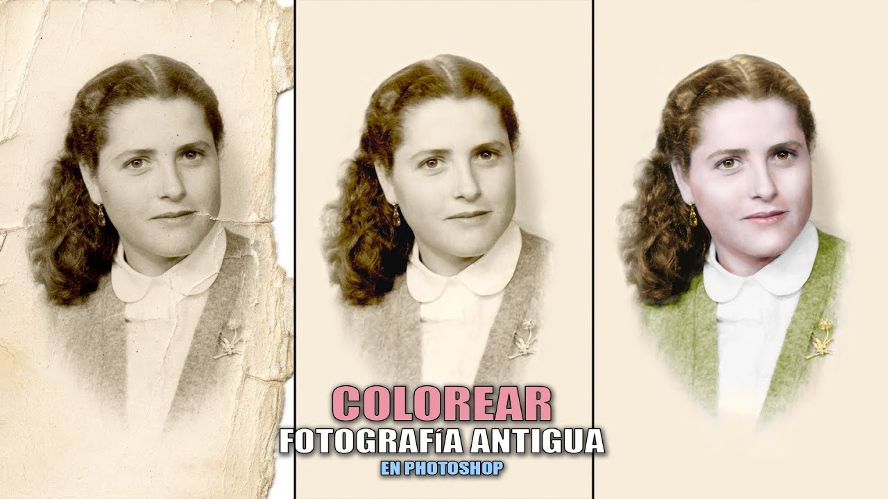 3. Colorear fotografías antiguas en Photoshop