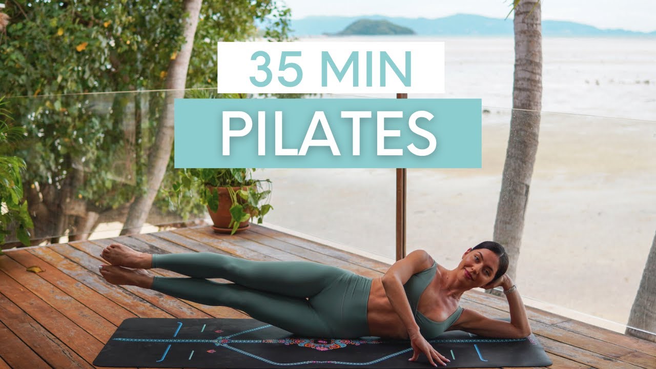 35 MIN PILATES EN CASA || Clase Completa De Pilates Mat (Nivel Medio)