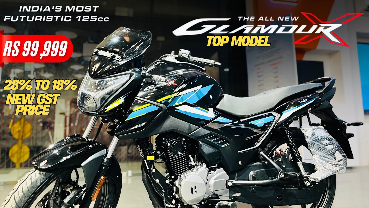 Offer Discount 🔥 2025 Hero Glamour X125 Full Review ❤️ GST CUT ✅ Price & Features 😍 Glamour X