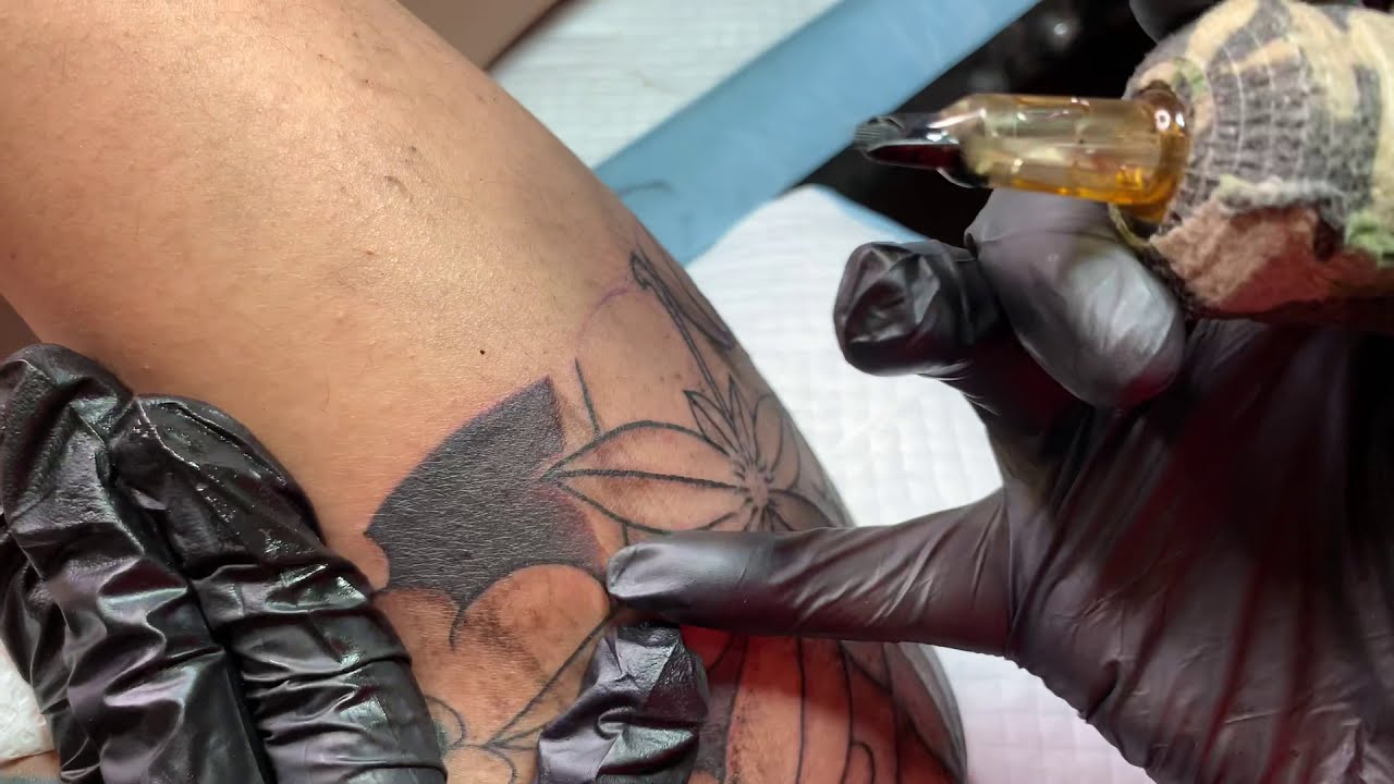 Kỉ thuật xăm background nhanh như chớp các bạn có thể làm được (TOMAKIET) tattoo