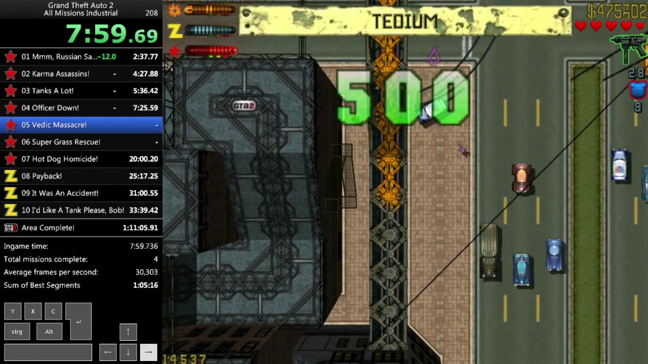 GTA 2 Industrial All Missions (1:07:59)