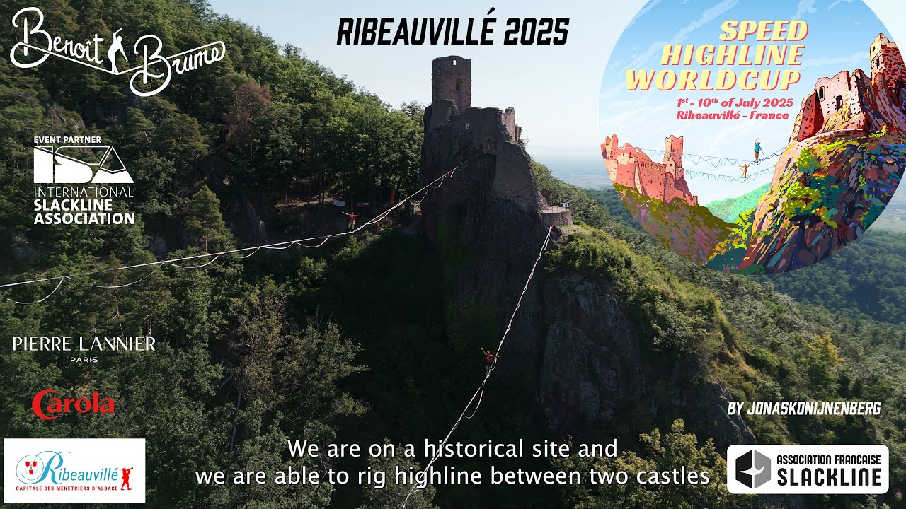 2025 Ribeauvillé Speed Highline World Cup aftermovie - Coupe du monde de Vitesse Ribeauvillé 2025