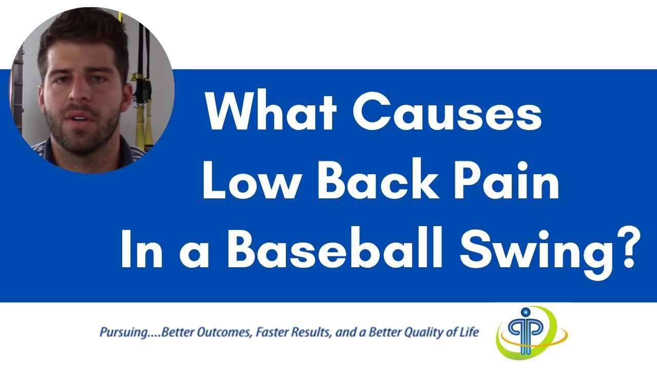 What Causes Low Back Pain In A Baseball Swing | Spondy | Orlando | Pursuit Physical Therapy