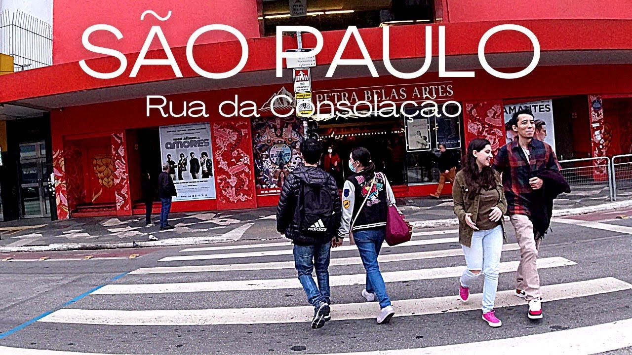 [ 4k ] Walking in Sao Paulo | RUA DA CONSOLAÇÃO, da Av. PAULISTA até a Av. IPIRANGA, no centro