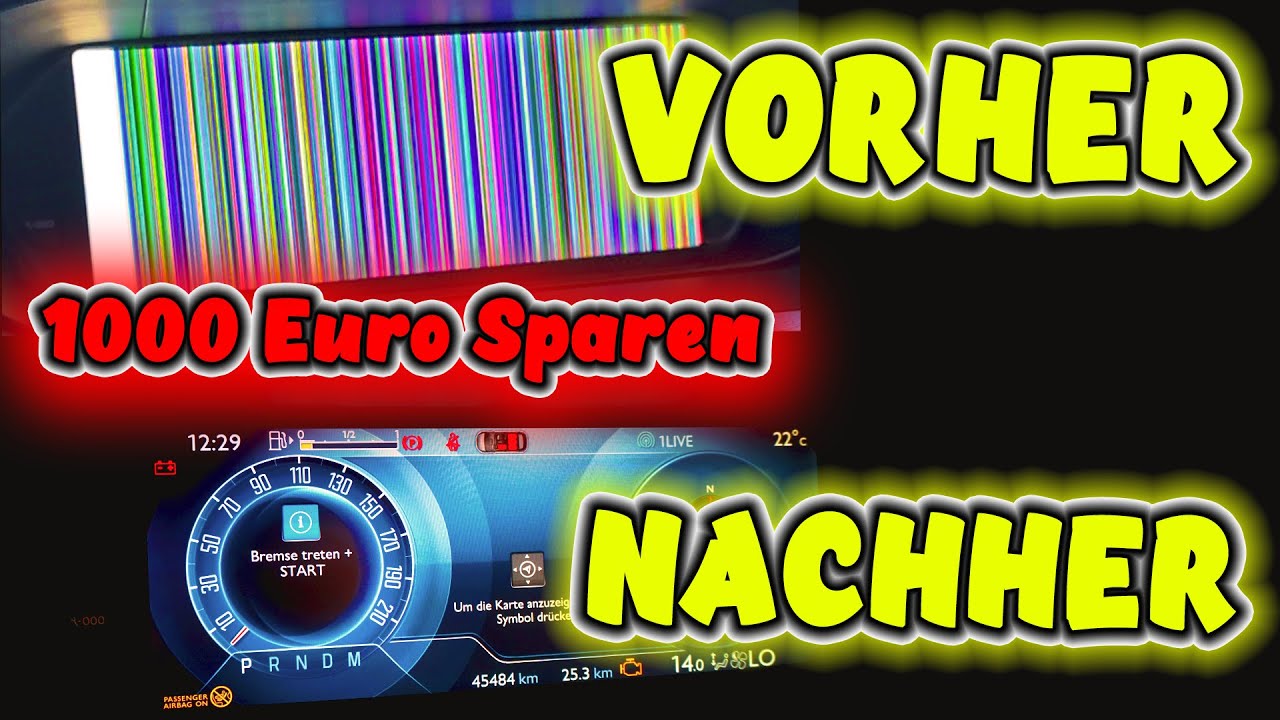 Tacho Pixelfehler Reparatur | 1000 € Sparen 👌