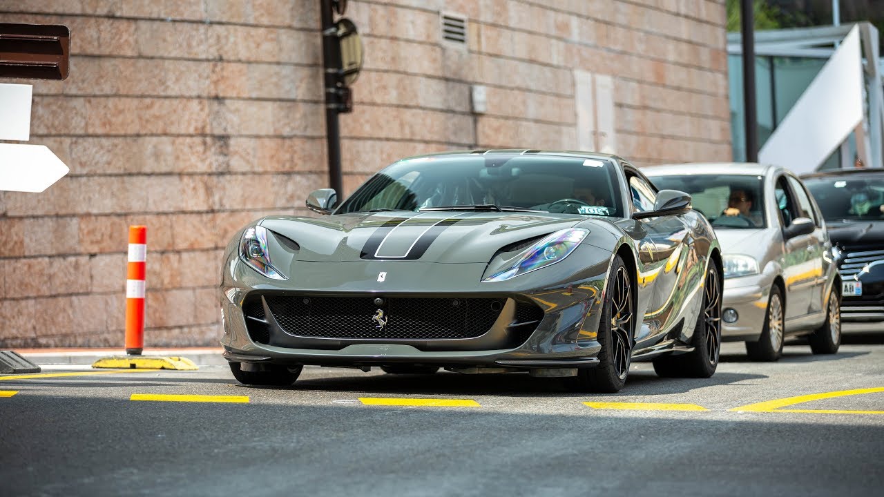Ferrari 812 Superfast Driving in Monaco !