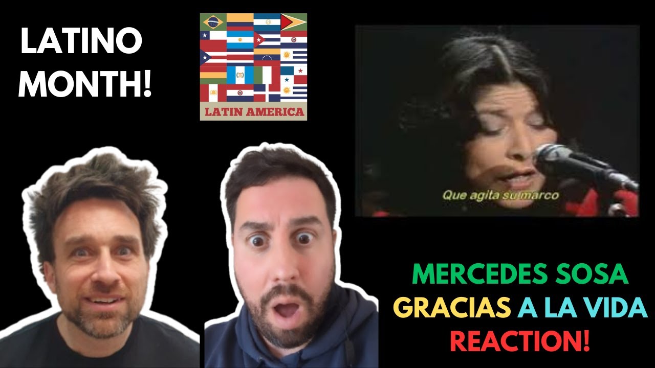 Two British Men React to Mercedes Sosa - Gracias A La Vida