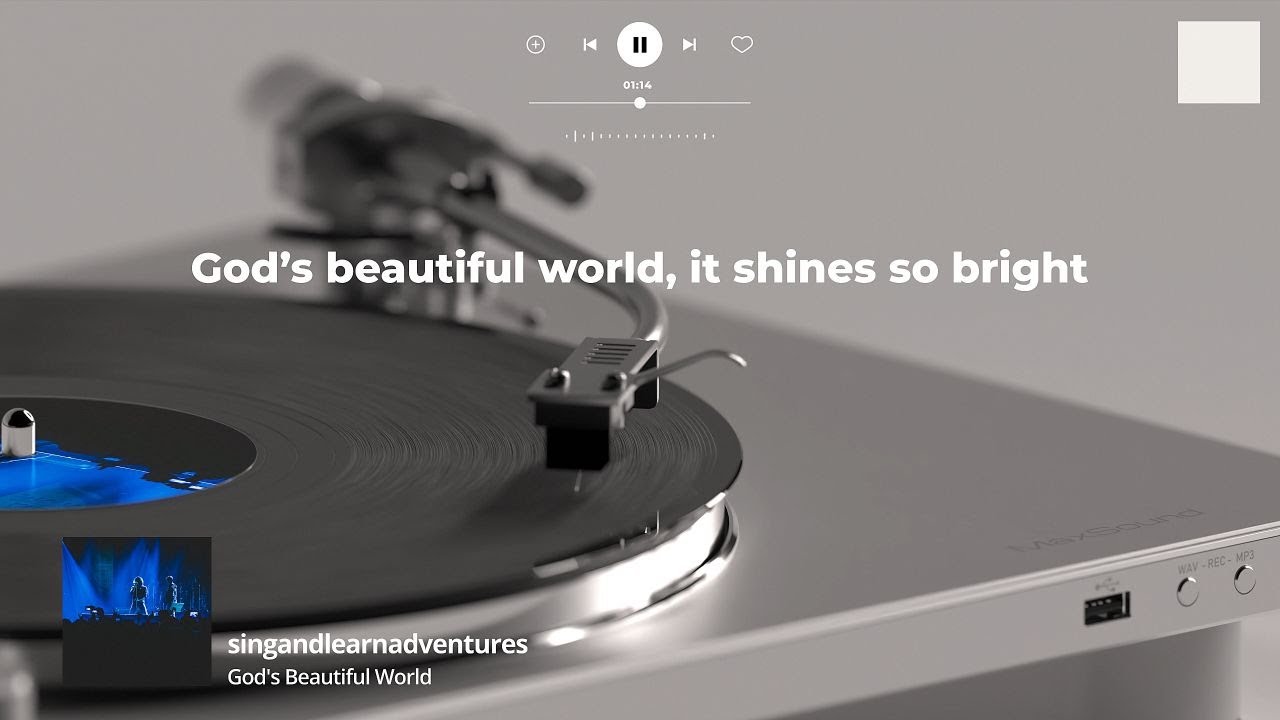 God's Beautiful World_Official Lyrics Video