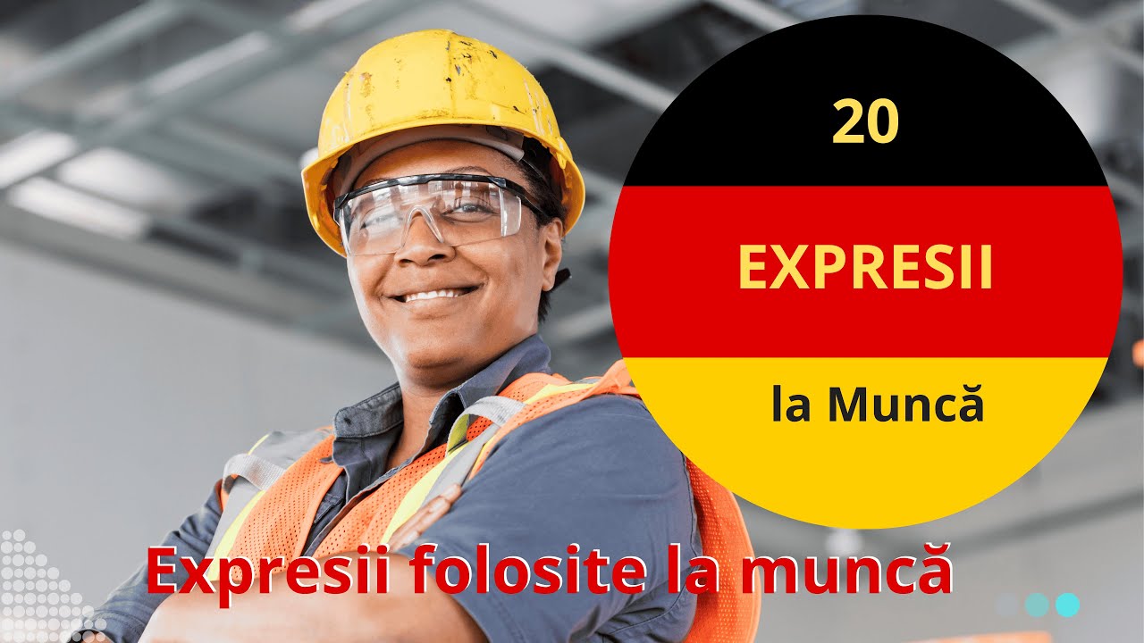 20 expresii uzuale LA MUNCA in germania