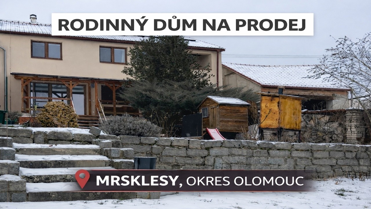 Rodinný dům 5+kk, Mrsklesy u Olomouce - na prodej
