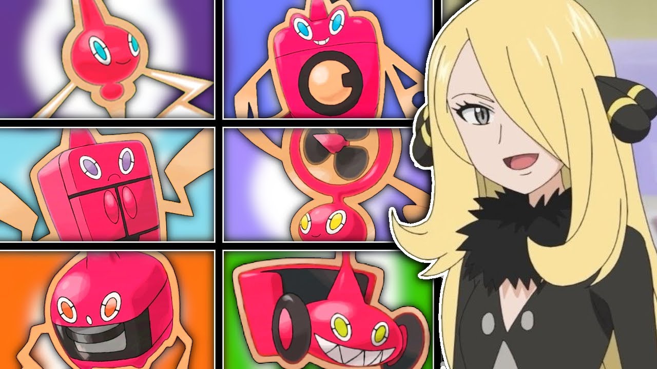I made a FULL TEAM OF SHINY ROTOMS