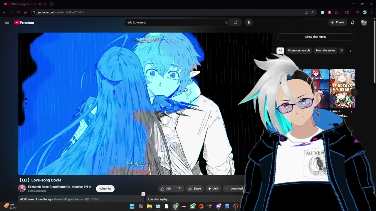 Arcade Reacts Ep 37 - Love-song Cover by Elizabeth Rose Bloodflame