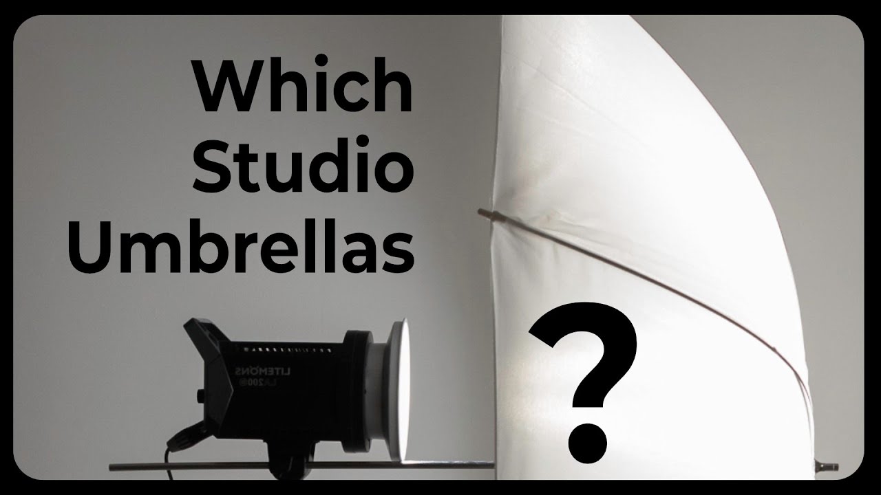 The BEST umbrella for portraits? There are so many different types...