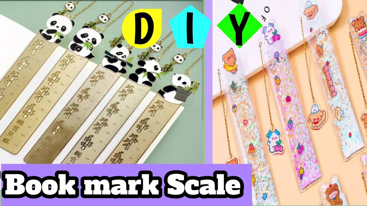 DIY How to make paper scale at home easy/diy scale with bookmarks #diy #homemade #paper scale #art