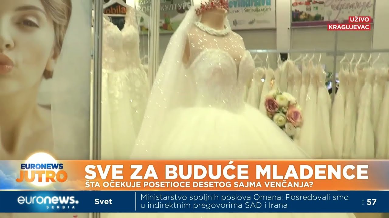 Euronews TV - Jubilarni deseti Sajam venčanja u Kragujevcu