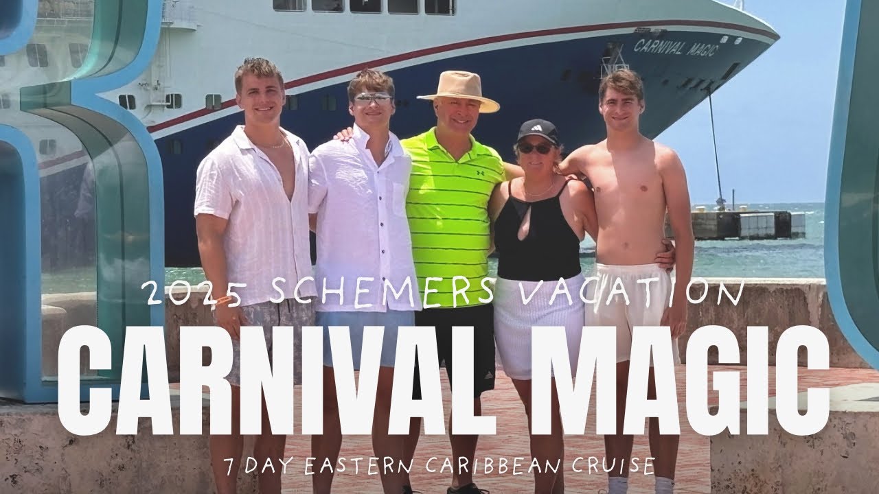 CARNIVAL MAGIC TO THE EASTERN CARIBBEAN 2025 ‼️ | SCHEMERSTV