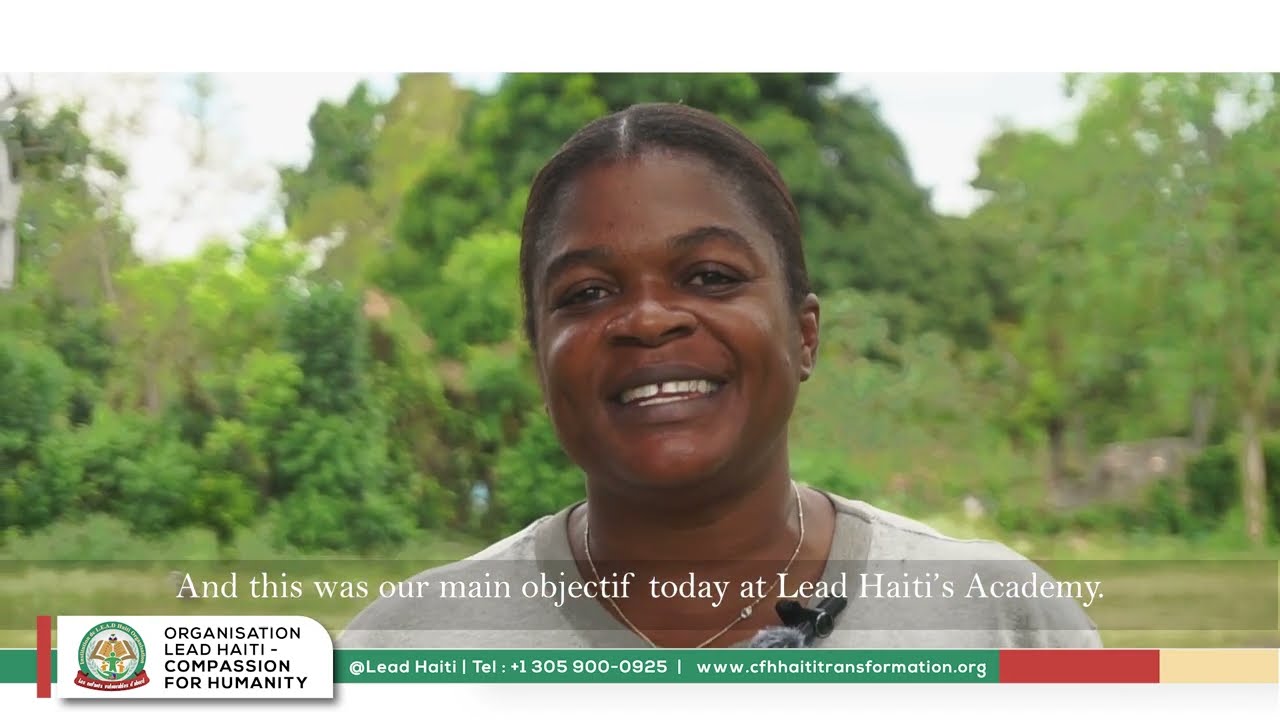 School garden and nursery at Lead Haiti Academy | Training Session