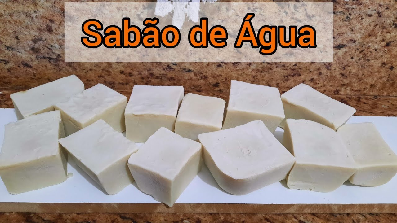 Sabão Caseiro em Barra com 1litro de Óleo - 1 litro de Água- Soda - Detergente e Sabão em Pó