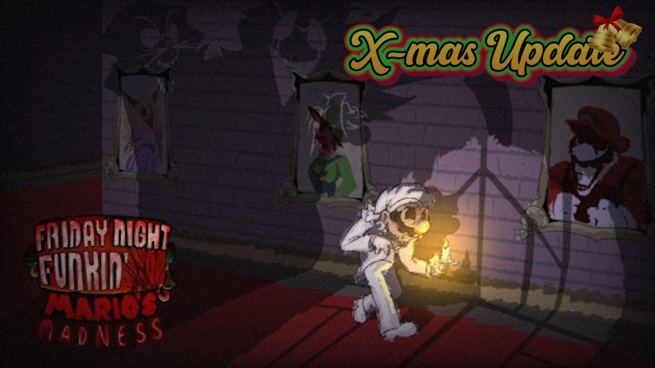 FNF - Mario's Madness V2 (CHRISTMAS SUPRISE) FNF MOD