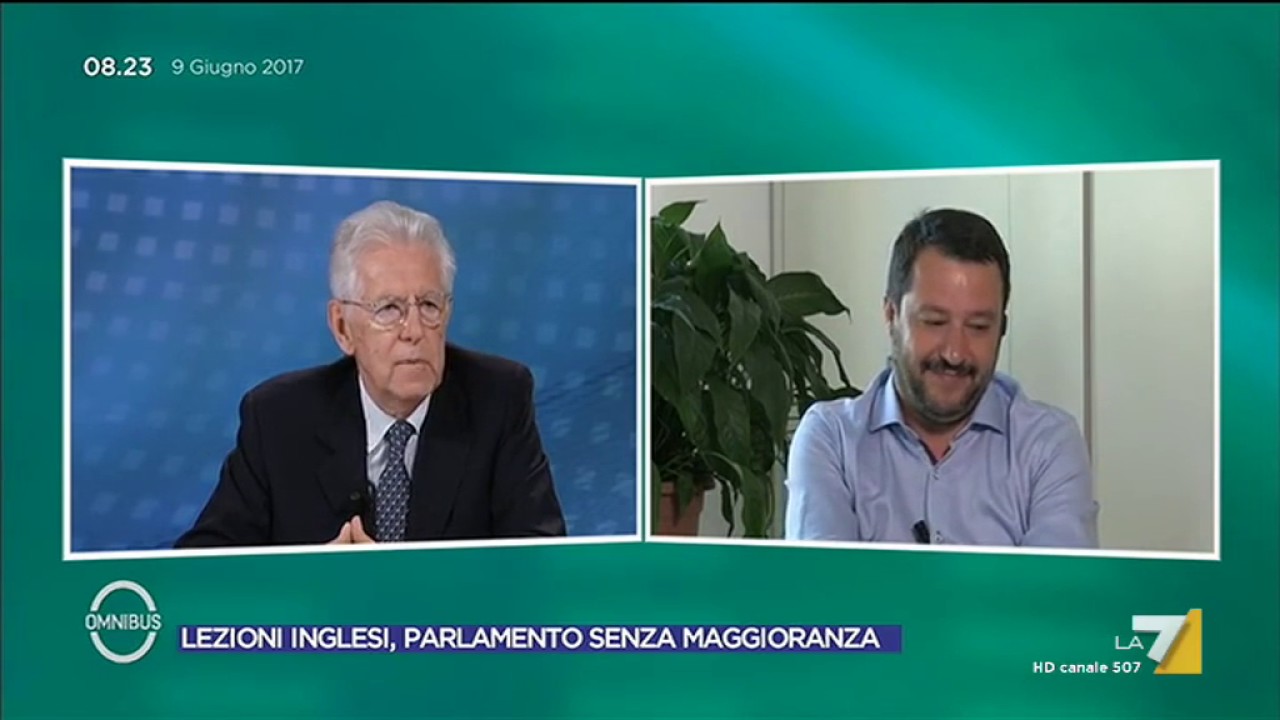 Monti a Salvini: Finalmente usa un tono civile sulla legge Fornero. La risposta: Che vergogna...