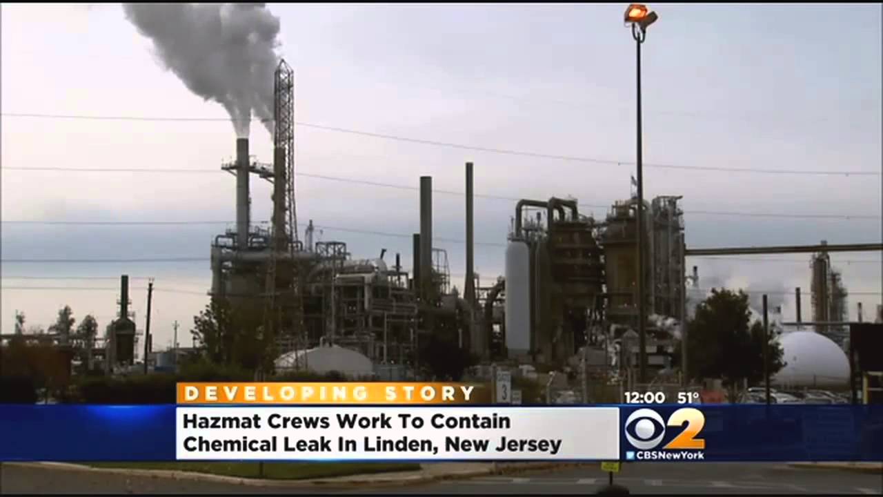 Chemical Leak Contained At Refinery In Linden, NJ