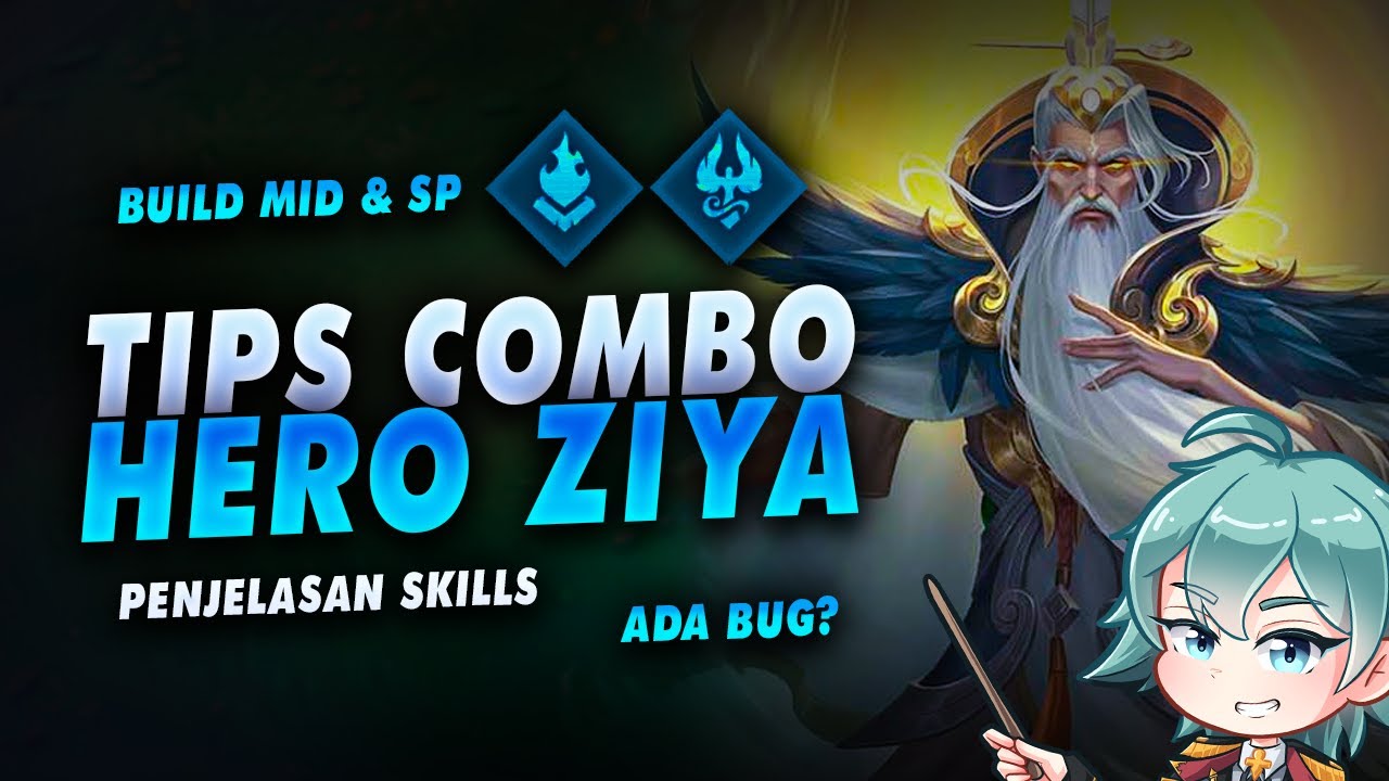 Hero Baru Ziya, Combo & Tips Ziya Pemula - Penjelasan Skill Jiang Ziya - HOK Masterclass Eps.19