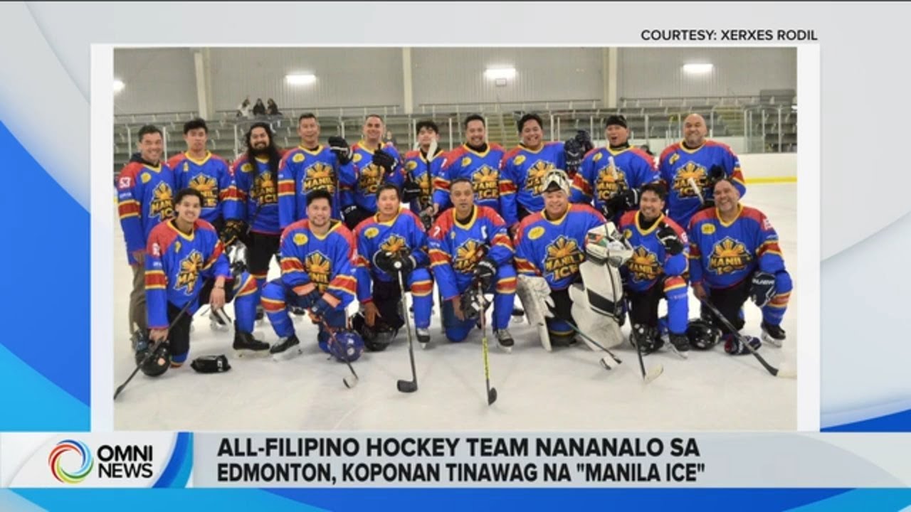 &ldquo;Manila Ice&rdquo; all-Filipino hockey team nananalo sa malaking torneyo sa Alberta I OMNI News Filipino