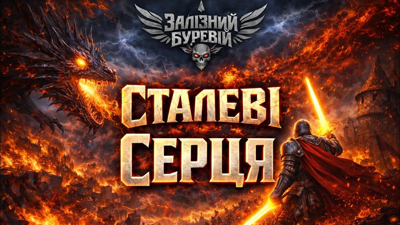 СТАЛЕВІ СЕРЦЯ 🐉 Пісня про ДРАКОНА | Ukrainian Power Metal