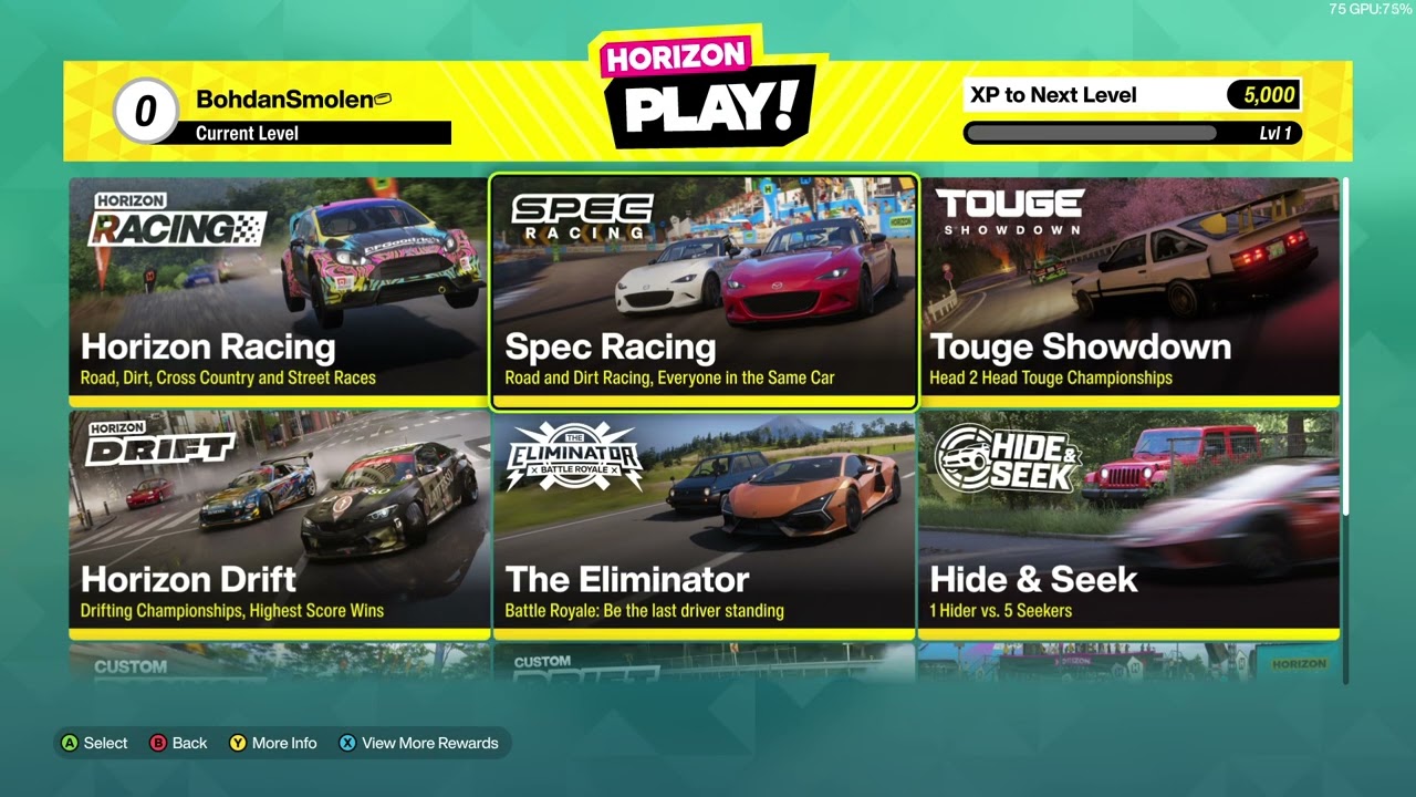 Есть ли в Forza Horizon 6 рейтинговые онлайн-гонки?