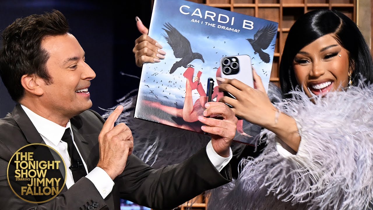 Cardi B Crashes Jimmy's Monologue to Announce Her Little Miss Drama Tour | The Tonight Show