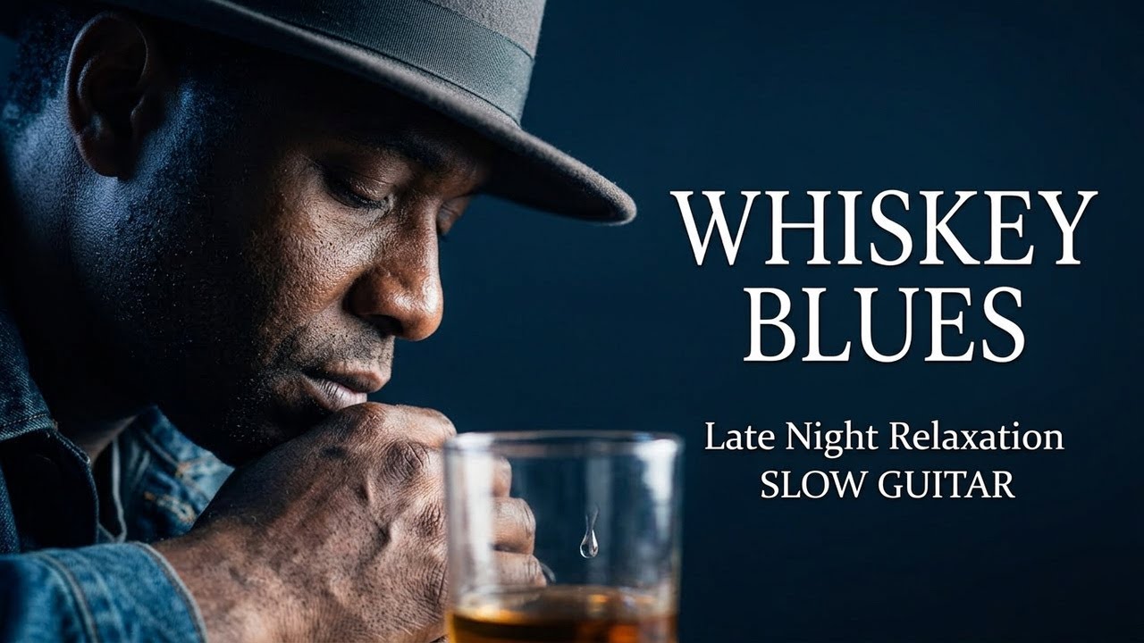 Midnight Whiskey BLUES | Slow Blues Guitar for Late Night Relaxation (4K)