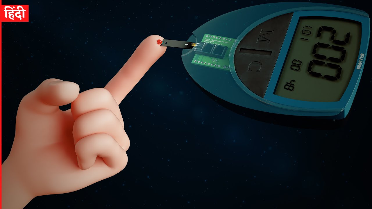 How Glucometer Works? (3D Animation)