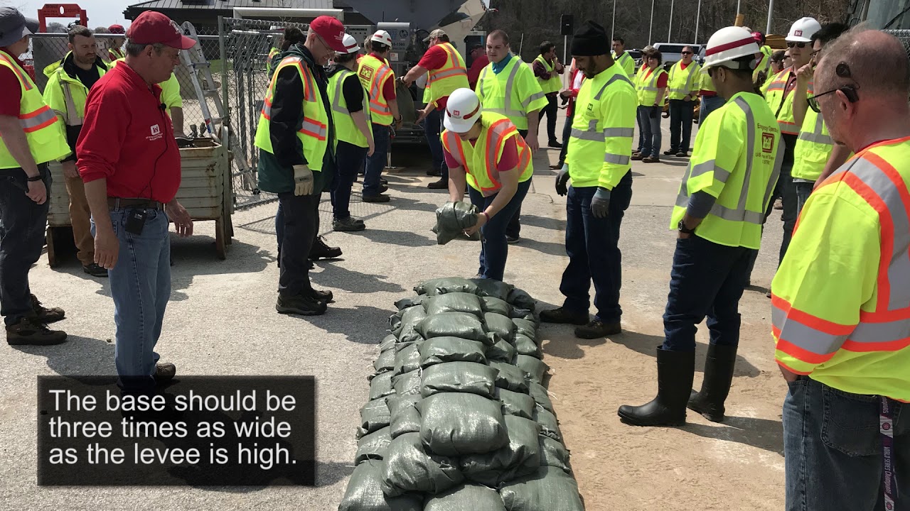 Building an Effective Sandbag Levee