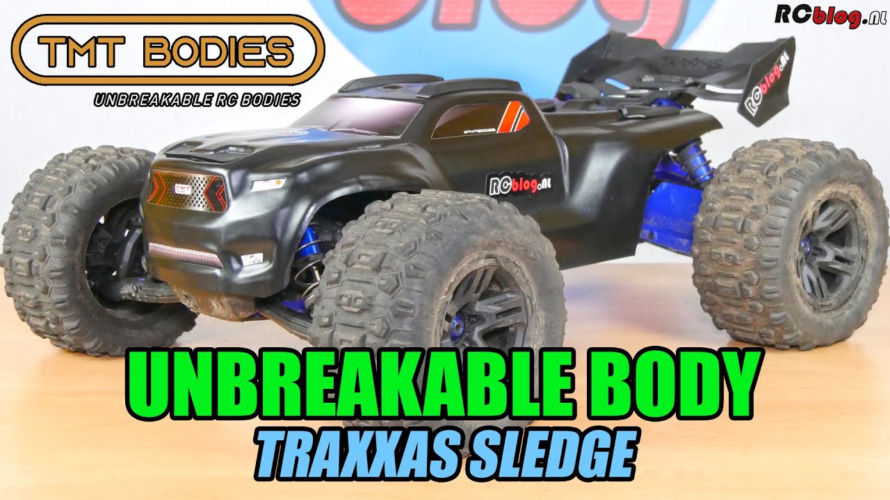 UNBREAKABLE! TMT-Bodies voor de Traxxas Sledge