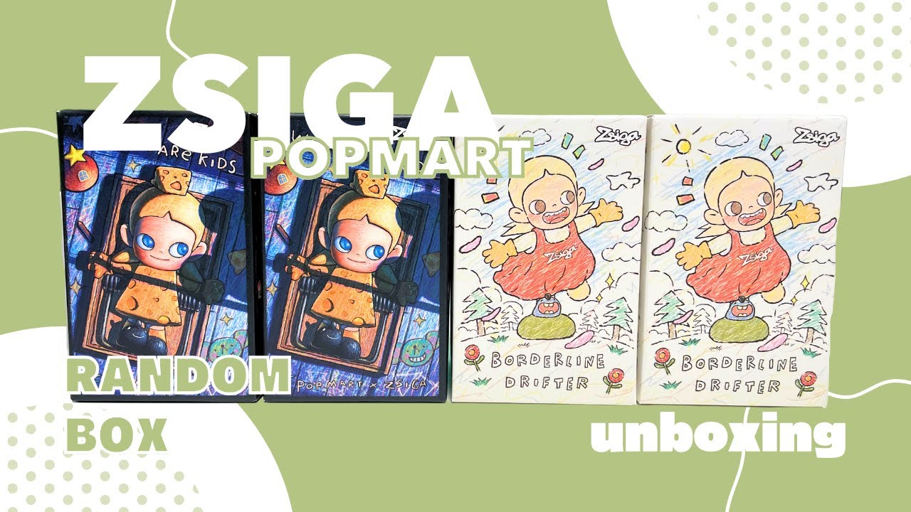 【POPMART】ただ単に可愛いだけじゃない！奥深いZSIGA！2シリーズ開封🕊️