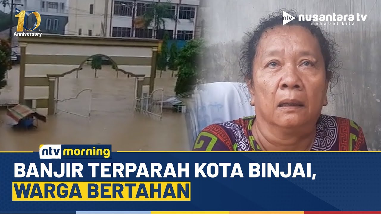 Ironis! 4 Hari Hujan Tanpa Henti, Kota Binjai Lumpuh Dikepung Banjir | NTV MORNING