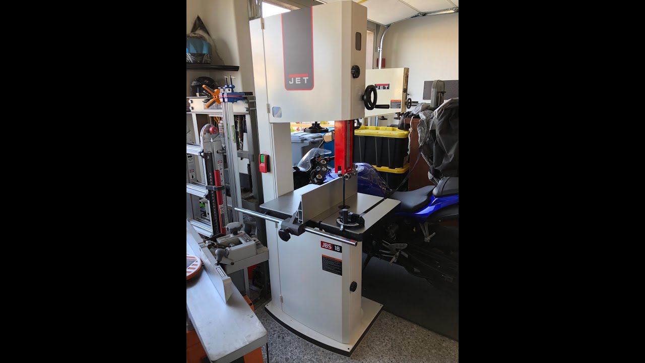Jet Jwbs-18 bandsaw unboxing