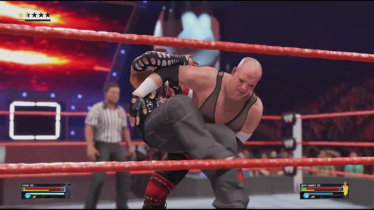 WWE 2K25 Gameplay kane 03 vs jeff Hardy 03 