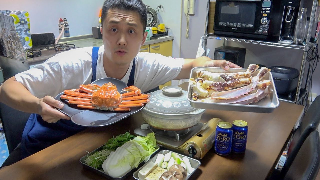 子供たちが寝静まってから内緒でいただくカニは最高