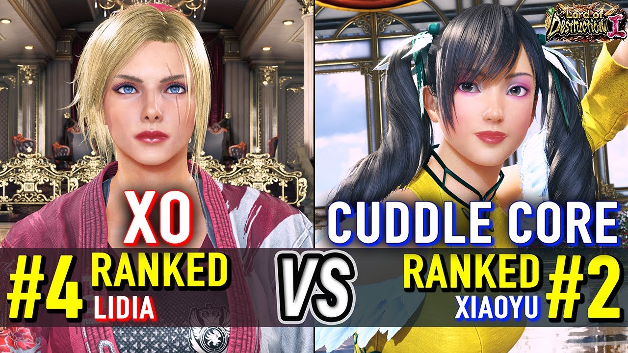 T8 🔥 XO (#4 Ranked Lidia) vs CUDDLE CORE (#2 Ranked Xiaoyu) 🔥 Tekken 8 High Level Gameplay