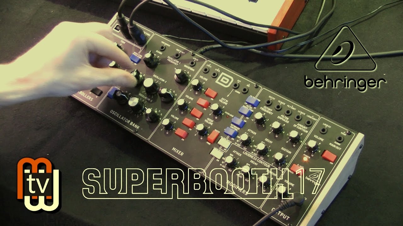 Minimoog Model D от Behringer (Superbooth 2017)